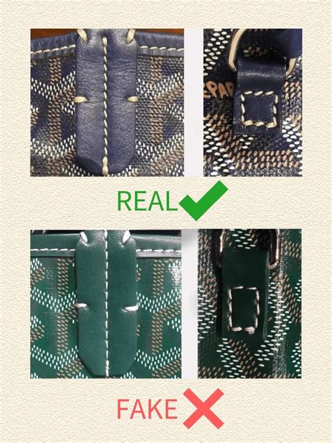 rodeo hall goyard fake|how to identify a Goyard.